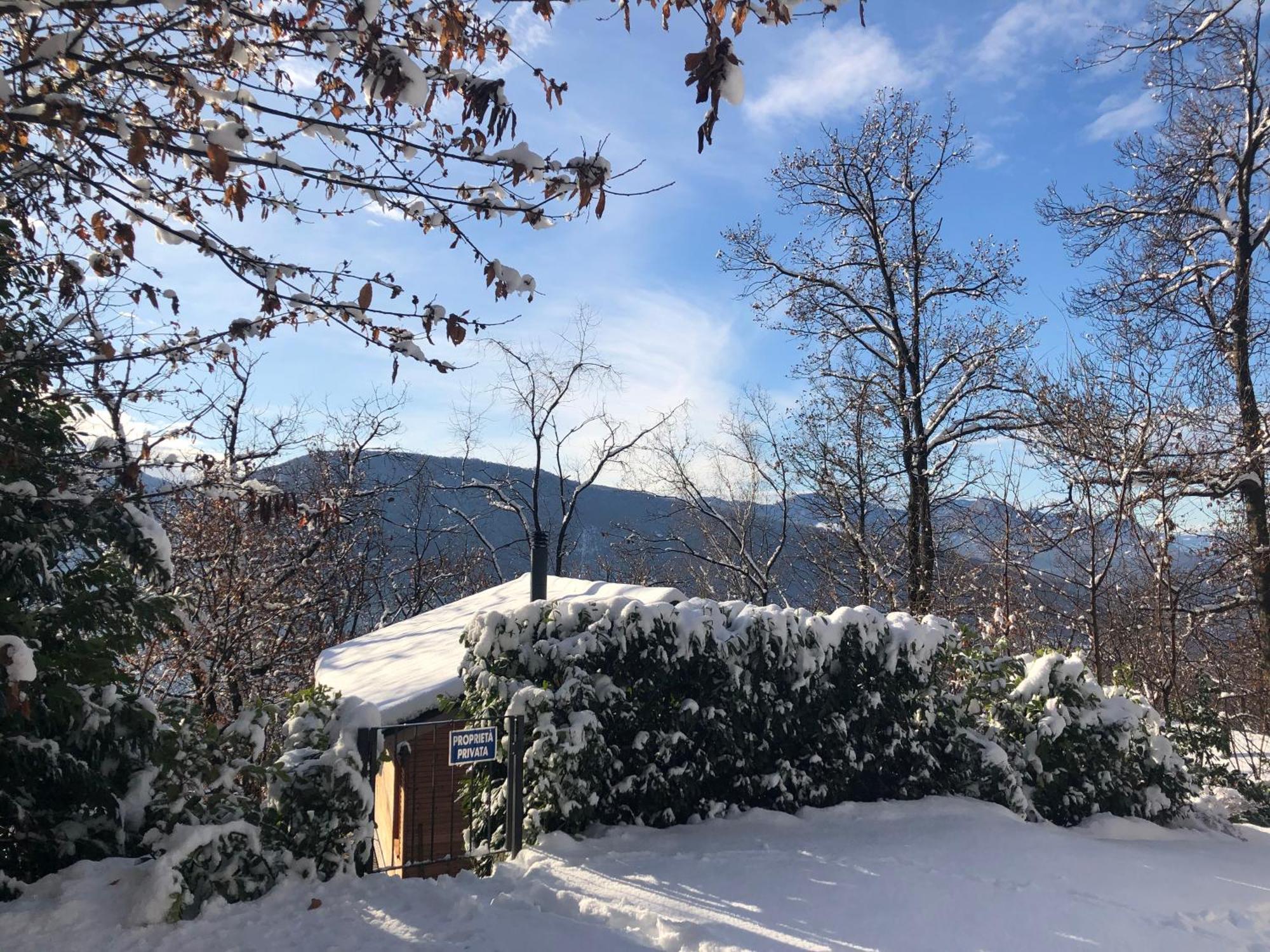 "La Romantica" Rifugio Nel Bosco Astano エクステリア 写真